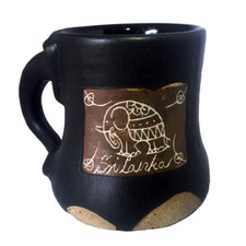 Handmade Elephant Foot Shaped Ceramic Mug Tea Coffee Cup For Gift and Home Use