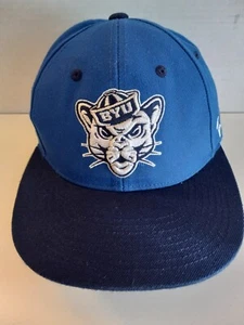 BYU Cougars Fitted Vintage Throwback Mütze Baseball Cap 6 7/8 - Bild 1 von 7
