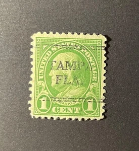 Tampa, Florida Type 41 DLE Precancel - 1 cent Franklin - U.S. #632 - FL - Picture 1 of 1