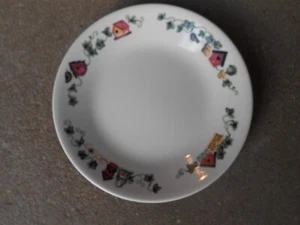 Corelle GARDEN HOME Birdhouse 6 3/4" PLATO DE POSTRE/PAN Corning Ware EE. UU. - Imagen 1 de 4