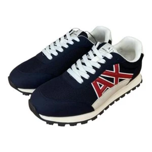 AX ARMANI EXCHANGE SCARPE SNEAKER uomo low cut Molto comode Blu XUX263 - Imagen 1 de 7