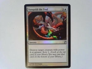 Foil Vanquish the Foul Theros - Magic the Gathering Mtg - White - Picture 1 of 2