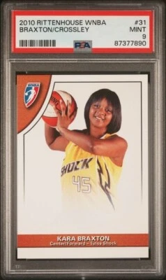 2010 Rittenhouse WNBA Kara Braxton/Shanna Zolman Crossley PSA 9 Tulsa Shock - Image 1 of 2