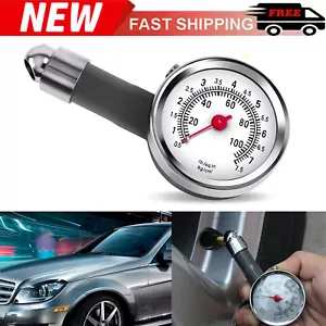Tester di pressione aria professionale intero metallo 0-6,9 bar, sport motoristici, nuovo, rally, corse - Foto 1 di 8