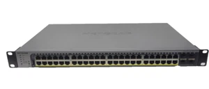 Netgear GS752TPv2 ProSafe 48-Port Gigabit PoE+ Smart Pro Switch with 4 SFP Ports - Picture 1 of 2
