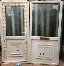  UPVC DOOR &SIDE PANEL 1910 W X 2035 H IDEAL FOR BUILDING A PORCH BRAND NEW 
