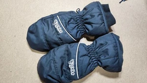 Reusch Black Winter Mittens Kids Size 5 Thermal Anti No Slip Winter Outdoor - Picture 1 of 8