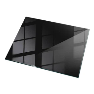 Gehärtet Glasplatte Rechteckig ESG Tischplatte Solides Schwarz, elegant 120x80 - Bild 1 von 7