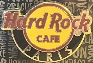 Hard Rock Cafe PARIS 2015 CLASSIC HRC LOGO with RED CIRCLE PIN on CARD #85019 - Picture 1 of 2