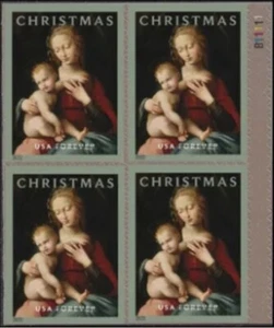 US Virgin & Child Plate Block of 4 Stamps MNH 2022 - Picture 1 of 1