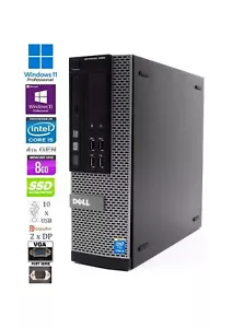 PC Dell OptiPlex 7020 SFF Intel i5-4570 RAM 8Go SSD 120/240/512Go/1To Win 10 pro - Photo 1/11