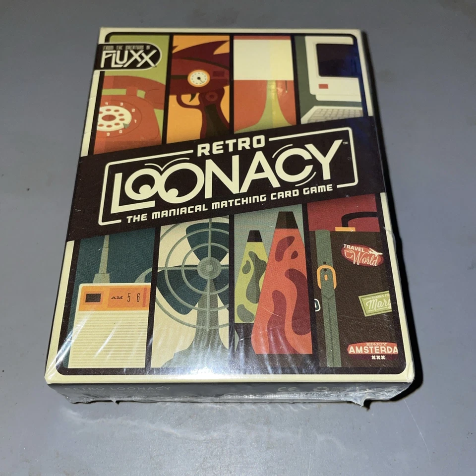 Looney Labs - Retro Loonacy Card Game SEALED brand new MINT OOP - Image 1 of 2