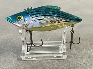 Señuelo de pesca de lubina Bill Lewis Rat-L-Trap 3 pulgadas 0,7 oz azul firmado excelente - Imagen 1 de 6