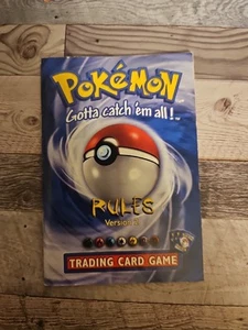 Juego de cartas coleccionables Pokemon TCG 1999 Starter Rules Rulebook versión 2 - Imagen 1 de 11