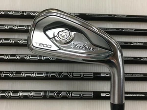 Juego de hierros Titleist T200 Titleist KUROKAGE 60 usado【Envío más corto el mismo día】 - Imagen 1 de 10