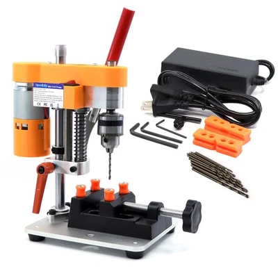 Mini Drill Press Precision Benchtop Drilling Machine Elecric Portable Table D... - Image 1 of 4