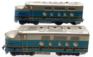 Marx 62 Vintage O Gauge Baltimore & Ohio F-3 AA Diesel Locomotives - Picture 1 of 4