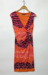 Roberto Cavalli abito lungo senza maniche donna taglia 44 arancione top - Foto 1 di 8