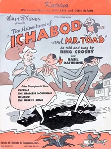 Partituras Katrina Las aventuras de Ichabod y el señor sapo Walt Disney 1949 - Imagen 1 de 3