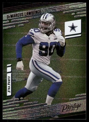 2021 Prestige Xtra Points Galaxy #12 DeMarcus Lawrence - FB - Image 1 of 2