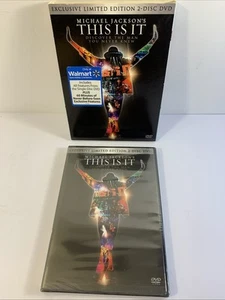 Michael Jackson's This Is It Walmart Exclusive 2 Disc DVD Limited Edition Sealed - Imagen 1 de 3