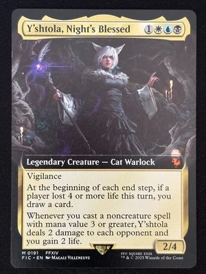 1x MTG Y'shtola, Night's Blessed (Extended Art) - Commander: FINAL FANTASY (FIC) - Image 1 of 2