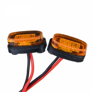 LED Side Skirts Light Marker Lamp 1/14 For Radio Control Tractor Truck 56323 - Picture 1 of 2