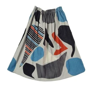 WOLF & RITA Maxi Skirt Girls SZ 12 Corduroy Organic Cotton Pull On Art Retro - Picture 1 of 7
