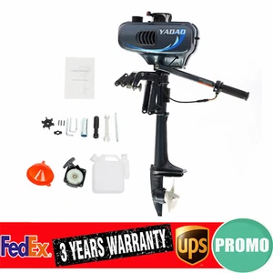 2Stroke Outboard Motor Boat Engine W/ Water Cooling CDI System Heavy Duty 3.5HP - Picture 1 of 24