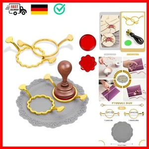 2 Stück Metall Siegelwachs Stempel Set für 2,5 cm große Wachssiegel Stempel, ... - Bild 1 von 9