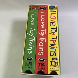 I Love Toy Trains Vintage VHS Box Set Parts 1-3 TM Books Video Lionel Trains MI - Picture 1 of 9