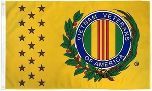 Vietnam Veterans of America 2X3ft FLAG superior quality fade resist USA seller - Picture 1 of 4