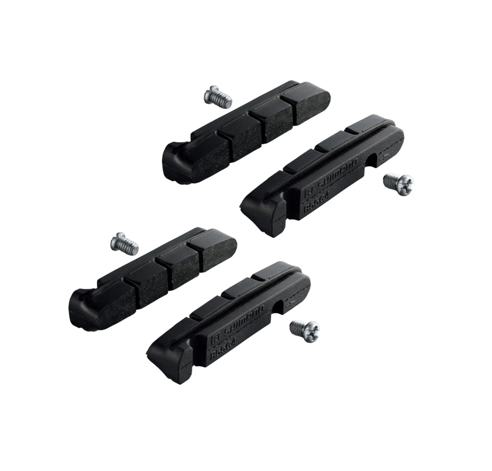 Shimano Brake Shoes R55C3 for Dura-Ace Ultegra 105 Brake pad inserts  Pack of 4 - Image 1 of 1