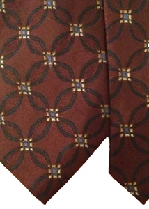 Cravatta JoS.A.Bank Signature Collection Lusso 100% Seta Vino Navy - Foto 1 di 3