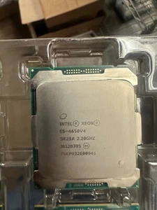 INTEL XEON E5-4650 V4 2.2 GHz 14-CORE SR2SA CM8066002028621 - Picture 1 of 1