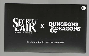 MTG Secret Lair X D&D: DEATH IS IN THE EYES OF THE BEHOLDER I [SEALED NON-FOIL] - Picture 1 of 2
