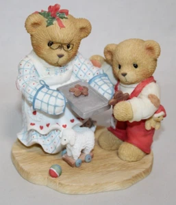 Cherished Teddies “Pamela & Grayson” – Baking Cookies Figurine – 1998 #352616 - Picture 1 of 5
