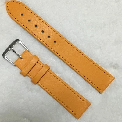 Fashion Faux Leather Watch Band Replacement Strap Buckle Holes Belt 10-24mm  - Image 1 of 4