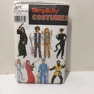 Simplicity 8871 Talla xs-xl Misses Hombres Adolescentes Disfraz Vestido Prenda para el torso Pantalones Sombrero Orejas - Imagen 1 de 3