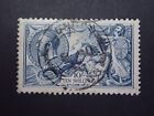 George V Used 10s Seahorse Stamp - Unknown Colour and Printer - Ref 1