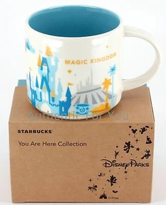 Taza de cerámica Disney World Starbucks MAGIC KINGDOM You Are Here 14 oz - serie YAH - Imagen 1 de 3