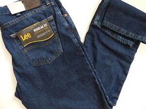 Lee Regular Fit Straight Leg Jeans -  Mens  100% Cotton