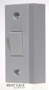 Super Switch - S35-107S2 - White Moulded - 10ax 1 Gang 2 Way Architrave Switch - Picture 1 of 1