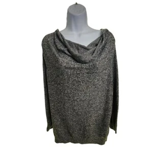 Calvin Klein Grey Womens Knit Cowl Neck Sweater Large Casual - Picture 1 of 6