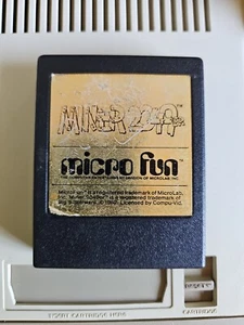 1982 Micro Fun Miner 2049er Video Game Cartridge Tested VG - Picture 1 of 3