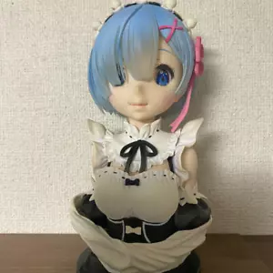 re zero Kuji Rem breast up figure statue blue anime manga rezero to be continued - Picture 1 of 4