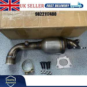 Catalytic Converter 9822117480 Fits Peugeot 108 208 1.2 VTi 12V With Fitting Kit - Picture 1 of 12