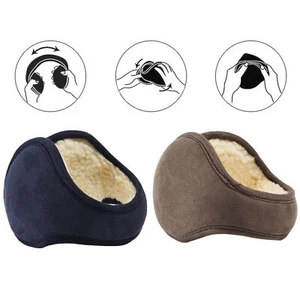 Winter Ear Muffs - Foldable Ear Warmers Unisex Warm Outdoor Earmuffs Warm - Picture 1 of 7