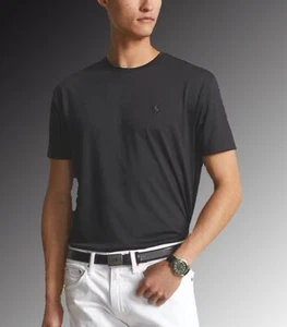 Polo Ralph Lauren Classic-Fit Performance Jersey Black T-Shirt Men Size Medium - Picture 1 of 6