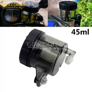 Copa del tanque del depósito de aceite del líquido del freno delantero Ajuste universal para Honda Kawasaki Yamaha - Imagen 1 de 7
